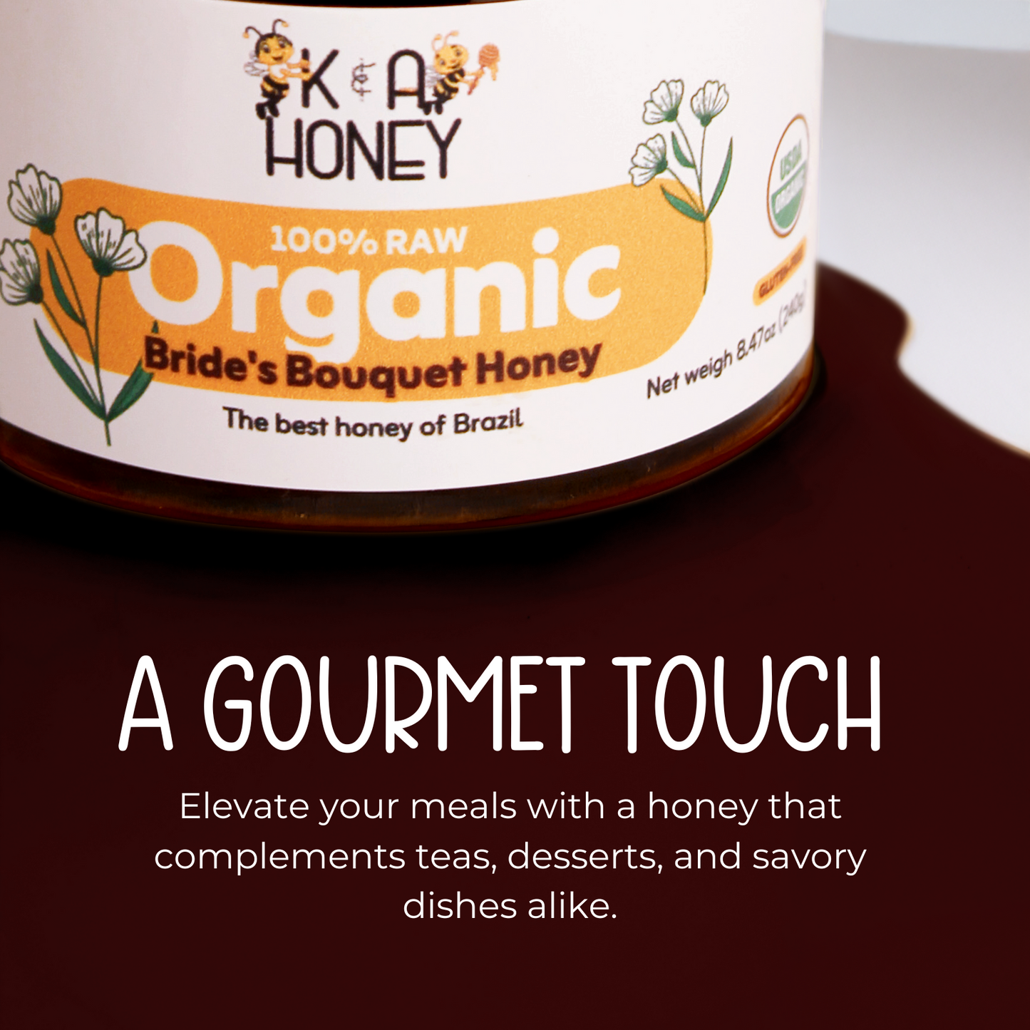 Bride’s Bouquet Organic Honey - 8.47 oz