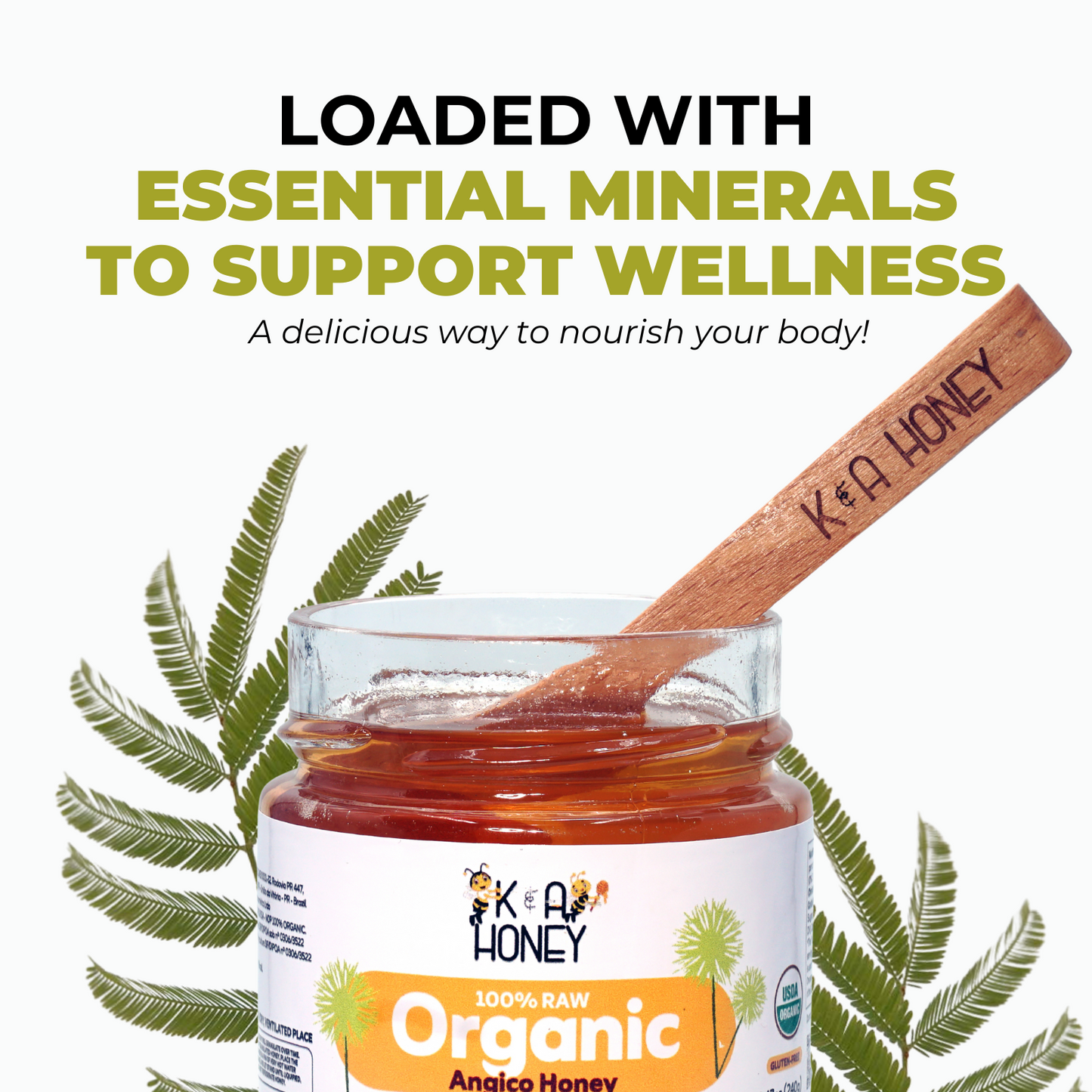 Angico Organic Honey - 8.47 oz