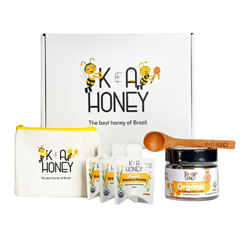 Bracatinga Honeydew Gift Set – Rare Brazilian Honeydew Honey Rich in Minerals & Natural Energy $ k&a honey