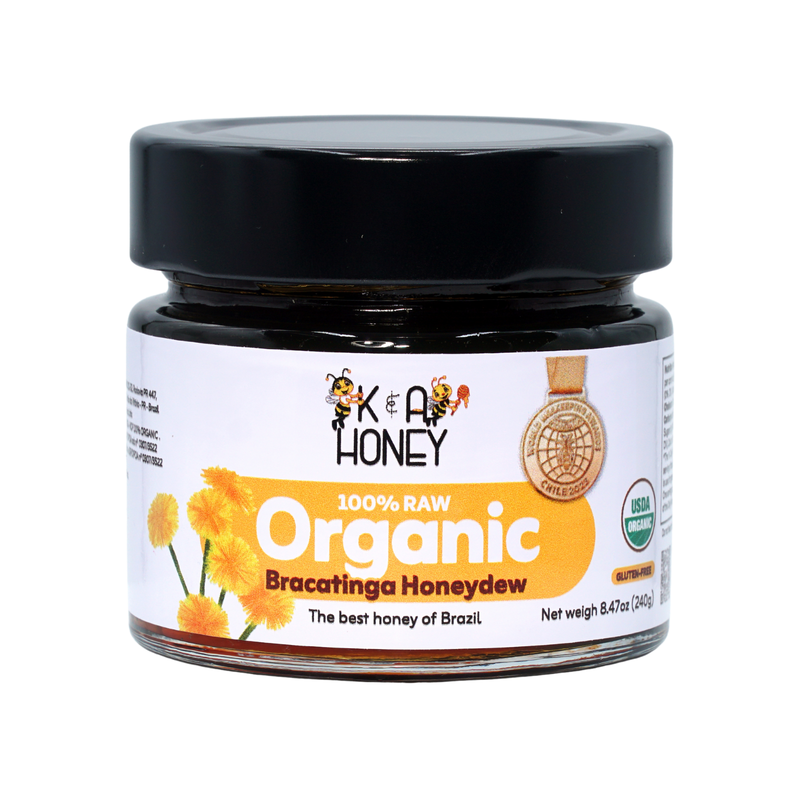 Organic Bracatinga Honeydew – Natural Energy Honey from Brazil 860012781829 $ k&a honey