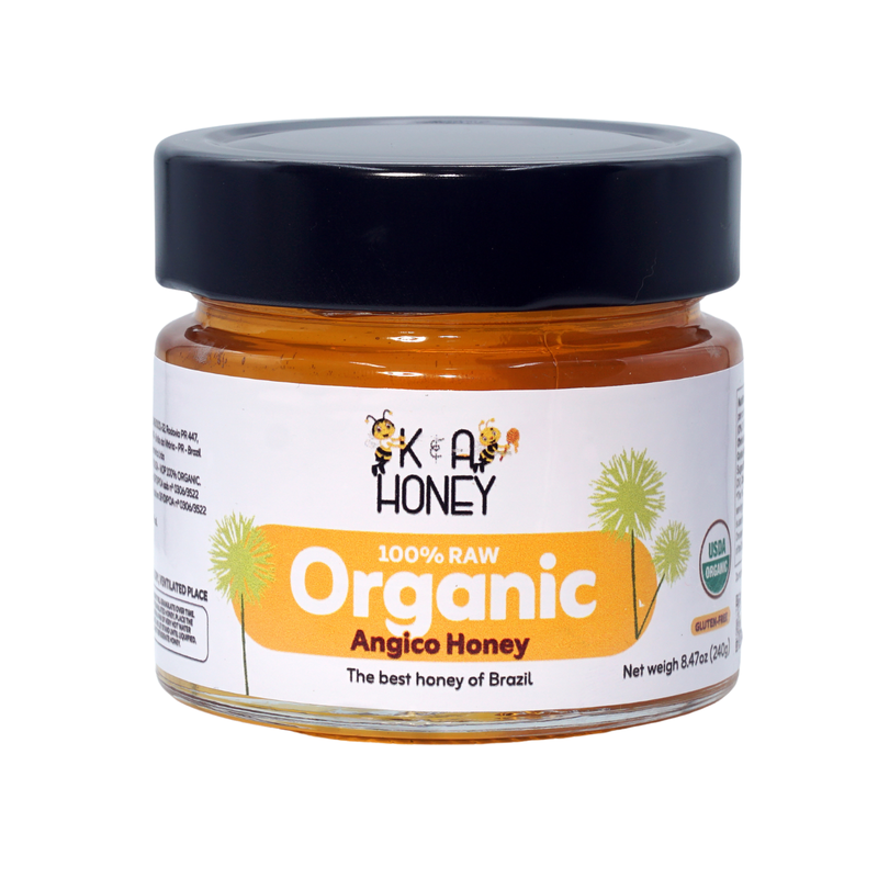 Organic Angico Honey – Mild Medicinal Honey from Brazil 860012781812 $ k&a honey