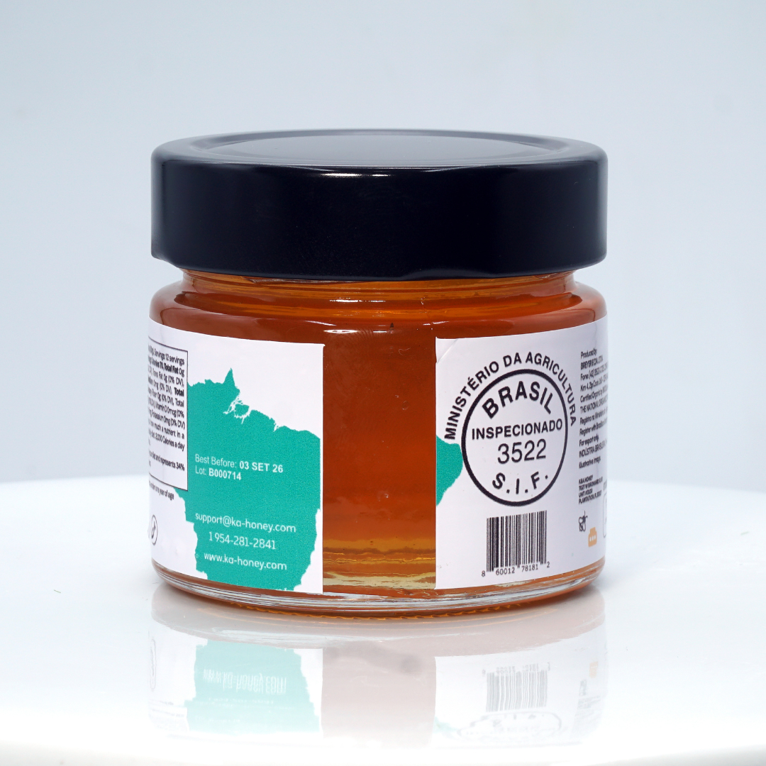 Organic Angico Honey – Mild Medicinal Honey from Brazil