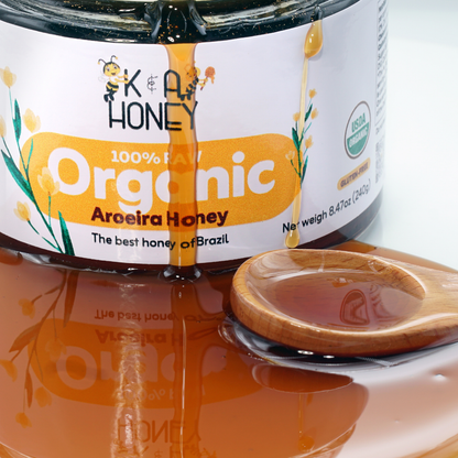 Organic Aroeira Honey – Powerful Antioxidant Honey from Brazil 860012781805 $ k&a honey