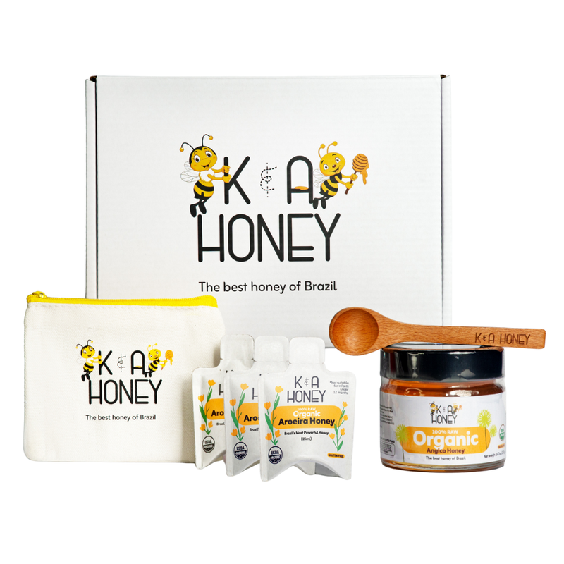 Angico Honey Gift Set – Natural Brazilian Raw Honey for Respiratory Health & Daily Vitality $ k&a honey